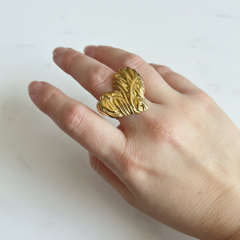 Anello Cuore Filato